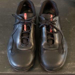 Prada Men's Leather Sneakers